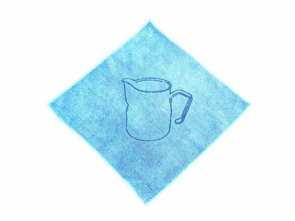 KIALOA Barista Reinigungstuch für Milchlanze; 32 x 32cm - hellblau
