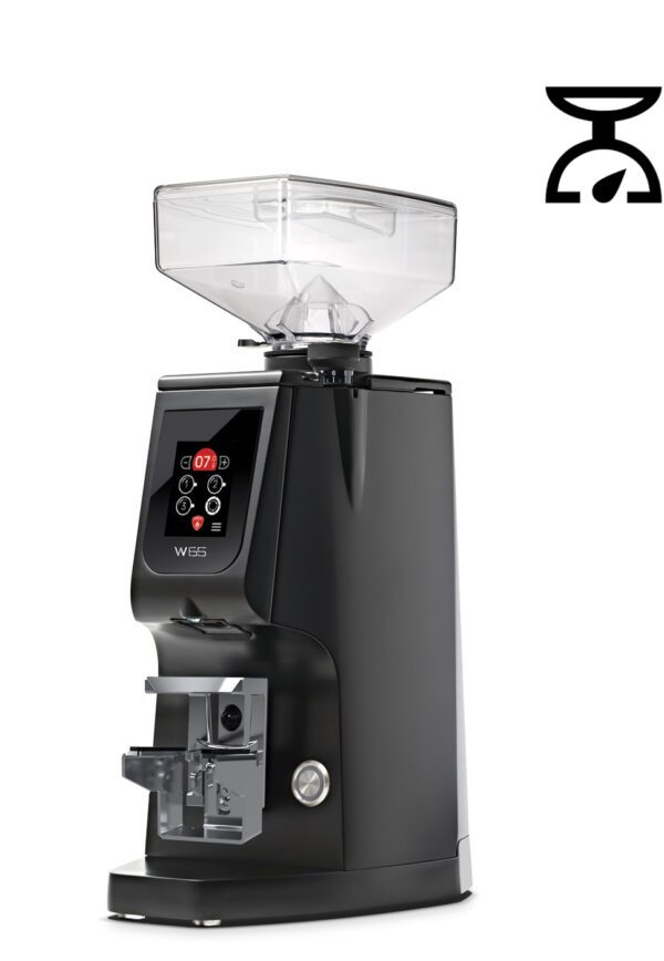 Eureka Atom 65W (Grind by Weight) - Schwarz matt; 230V 50/60 Hz CH-Stecker - matt Schwarz - 510g Bohnenbehälter