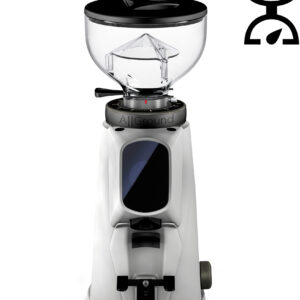 Fiorenzato AllGround Sense (Grind by Weight) - Weiss matt; mit integrierter Waage